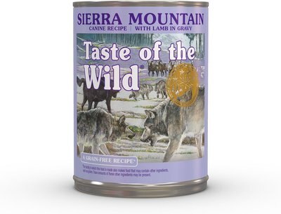 Taste of the Wild Sierra Mountain Grain-Free Canned Dog Food, slide 1 of 1