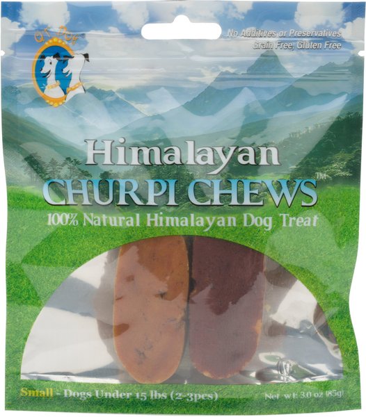 QT Dog Churpi Chews Natural Himalayan Yak Milk Dog Treats, Small, 2 count slide 1 of 4
