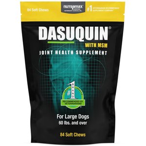 Nutramax Dasuquin with MSM Soft Chews Joint Supplement for Large Dogs, 84 count