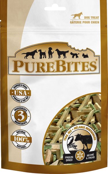PureBites Trail Mix Freeze-Dried Raw Dog Treats, 1.55-oz bag slide 1 of 10