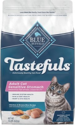 Blue Buffalo Sensitive Stomach Chicken Recipe Adult Dry Cat Food, slide 1 of 1