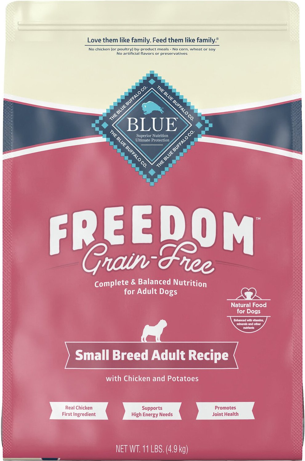 blue buffalo grain free senior dog food