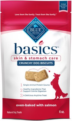 Blue Buffalo Basics Limited Ingredient Formula Biscuits Salmon & Potato Dog Treats, slide 1 of 1