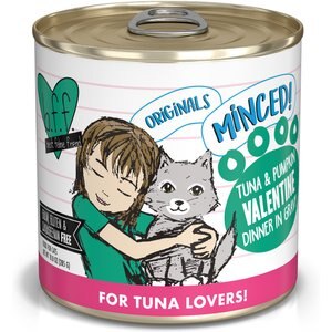 BFF Tuna & Pumpkin Valentine Dinner in Gravy Canned Cat Food, 10-oz, tray of 12