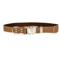 Euro-Dog Modern Leather Quick Release Dog Collar, Khaki, Large: 15 to 23-in neck