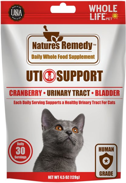 Whole Life Nature's Remedy UTI Support Whole Food Cat Supplement, 4.5-oz bag slide 1 of 5