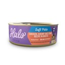 Halo Chicken, Shrimp & Crab Stew Grain-Free Adult Canned Cat Food, 5.5-oz, case of 12