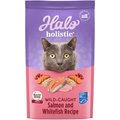 Halo Holistic Wild Salmon & Whitefish Recipe Adult Dry Cat Food, 6-lb bag