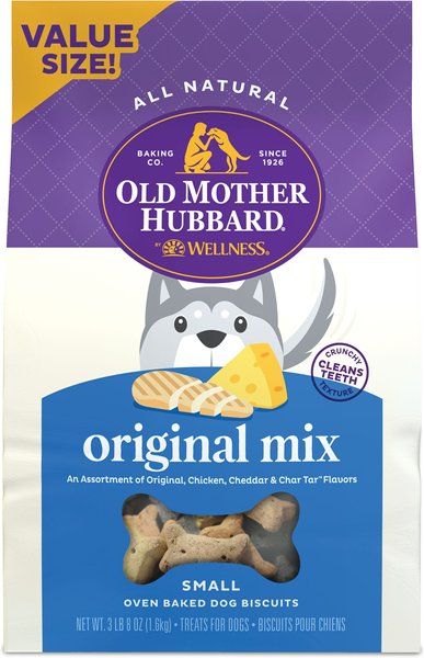 Old Mother Hubbard Classic Original Assortment Biscuits Baked Dog Treats, Small, 3.8-lb bag slide 1 of 10