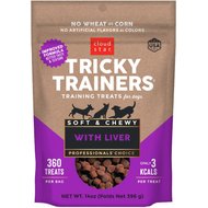 Cloud Star Chewy Tricky Trainers Liver Flavor Dog Treats
