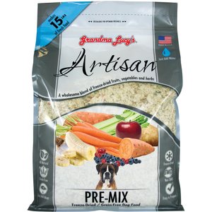 Grandma Lucy's Artisan Grain-Free/Freeze-Dried Dog Food Pre-Mix, 3-lb bag