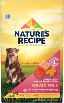 Nature's Recipe Grain-Free Salmon, Sweet Potato & Pumpkin Recipe Dry Dog Food, slide 1 of 1