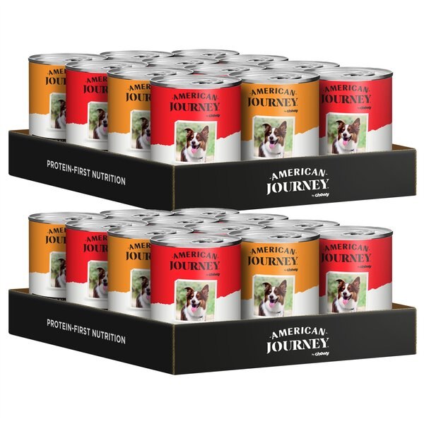 American Journey Active Life Formula Poultry & Beef Variety Pack Canned Dog Food, 12.5-oz, case of 24 slide 1 of 9
