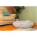 Armarkat Fluffy Round Cat Bed, Silver Gray, X-Large