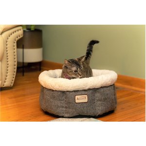 Armarkat Cozy Cat Bed, Beige & Gray
