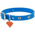 Buckle-Down DC Comics, Superman with Super Shield Charms Dog Collar, Small: 8 to 12-in neck