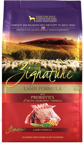 Zignature Lamb Limited Ingredient Formula Grain-Free Dry Dog Food, 25-lb bag slide 1 of 11