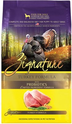 1. Zignature Turkey Limited Ingredient Formula Grain-Free