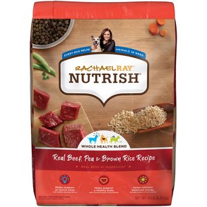Rachael Ray Nutrish Real Beef, Pea, & Brown Rice Recipe Dry Dog Food, 14-lb bag