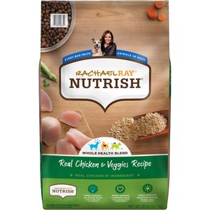 Rachael Ray Nutrish Real Chicken & Veggies Recipe Dry Dog Food, 28-lb bag