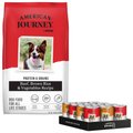 American Journey Active Life Formula Poultry & Beef Variety Pack Canned Dog Food + Beef, Brown Rice & Vegetables Recipe Dry Food
