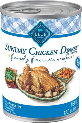 Blue Buffalo Family Favorite Grain-Free Recipes Sunday Chicken Dinner Canned Dog Food, slide 1 of 1