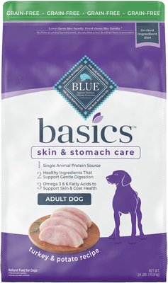 Blue Buffalo Basics Limited Ingredient Grain-Free Formula Turkey & Potato Recipe Adult Dry Dog Food, slide 1 of 1