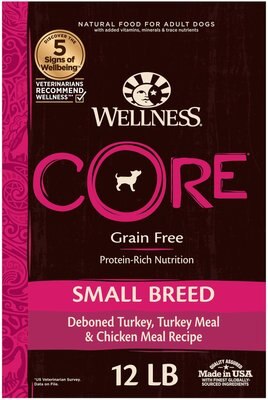 Wellness CORE Grain-Free Small Breed Turkey & Chicken Recipe Dry Dog Food, slide 1 of 1