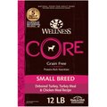 Wellness CORE Grain Free Small Breed Turkey & Chicken Recipe Dry Dog Food, 12-lb bag