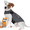 ThunderShirt Classic Anxiety & Calming Vest, Heather Grey, Small + ThunderEase Pheromone Spray for Dogs