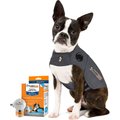ThunderShirt Classic Anxiety & Calming Vest, Heather Grey, X-Small + ThunderEase Diffuser for Dogs