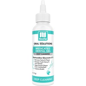 Nootie Oral Solutions Medicated Dog Dental Gel, 4-oz bottle