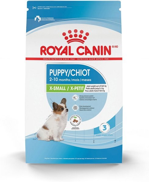Royal Canin X-Small Puppy Dry Dog Food, 3-lb bag slide 1 of 9