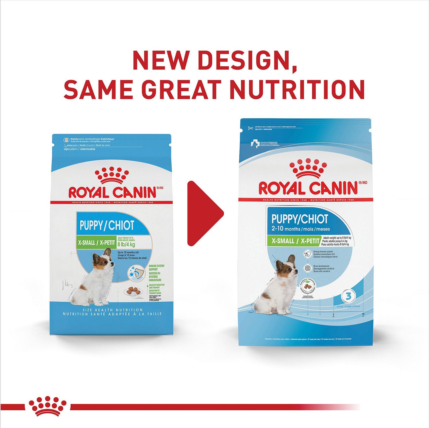 Royal Canin XSmall Puppy Dry Dog Food, 3lb bag