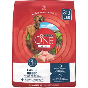 Purina ONE SmartBlend Large Breed Adult Formula Dry Dog Food, 31.1-lb bag