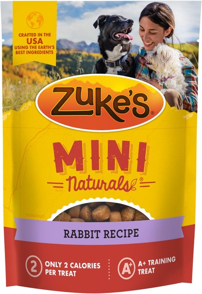 Zuke's Mini Naturals Rabbit Recipe Training Dog Treats, 6-oz bag slide 1 of 9