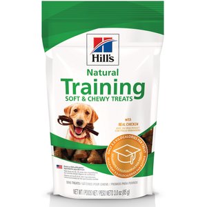 Hill's Natural with Real Chicken Soft & Chewy Training Dog Treats, 3-oz bag