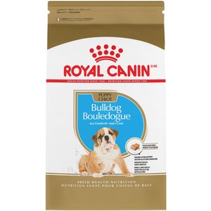Royal Canin Breed Health Nutrition Bulldog Puppy Dry Dog Food, 30-lb bag