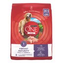 Purina ONE SmartBlend Vibrant Maturity 7+ Adult Formula Dry Dog Food, 31.1-lb bag