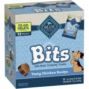 Blue Buffalo Bits Tasty Chicken Recipe Dog Treats, 12 count