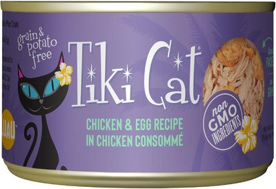 Tiki Cat Koolina Luau Chicken with Egg in Chicken Consomme Grain-Free Canned Cat Food, slide 1 of 1