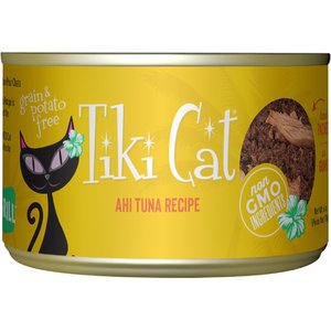Tiki Cat Hawaiian Grill Ahi Tuna Grain-Free Canned Cat Food, 6-oz, case of 8