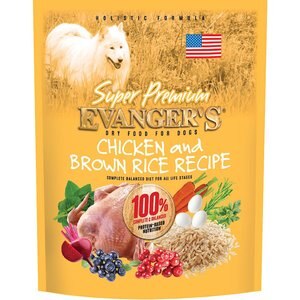 Evanger's Super Premium Chicken with Brown Rice Recipe Dry Dog Food, 16.5-lb bag