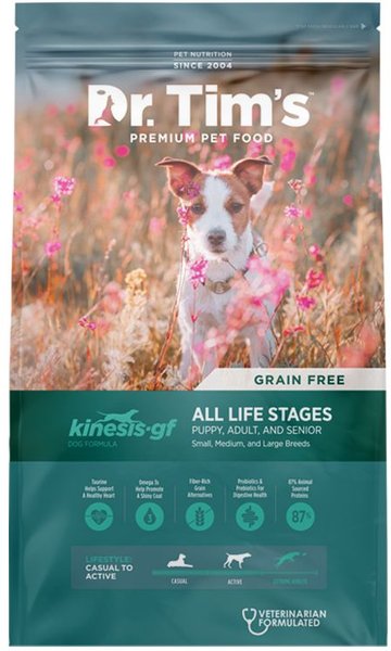 Dr. Tim's Grain-Free Kinesis Formula Dry Dog Food, 5-lb bag slide 1 of 7