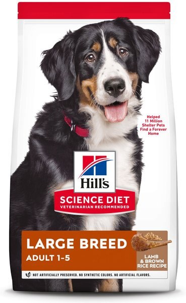 Hill's Science Diet Adult Large Breed Lamb Meal & Brown Rice Dry Dog Food, 33-lb bag slide 1 of 10