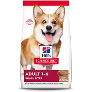 Hill's Science Diet Adult Small Bites Lamb Meal & Brown Rice Recipe Dry Dog Food, 33-lb bag