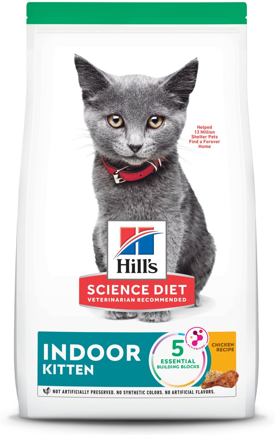 Hill's Science Diet Indoor Kitten Dry Cat Food, 7lb bag