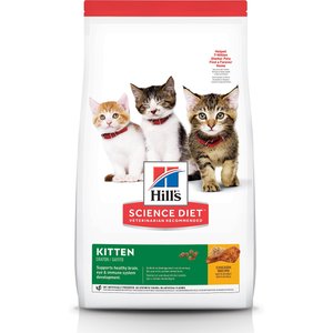 Hill's Science Diet Kitten Chicken Recipe Dry Cat Food, 15.5-lb bag