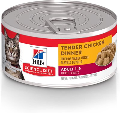 Hill's Science Diet Adult Tender Chicken Dinner Canned Cat Food, slide 1 of 1
