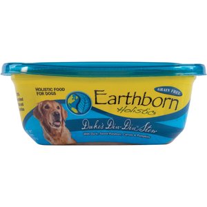 Earthborn Holistic Duke's Din-Din Grain-Free Natural Moist Dog Food, 8-oz, case of 8